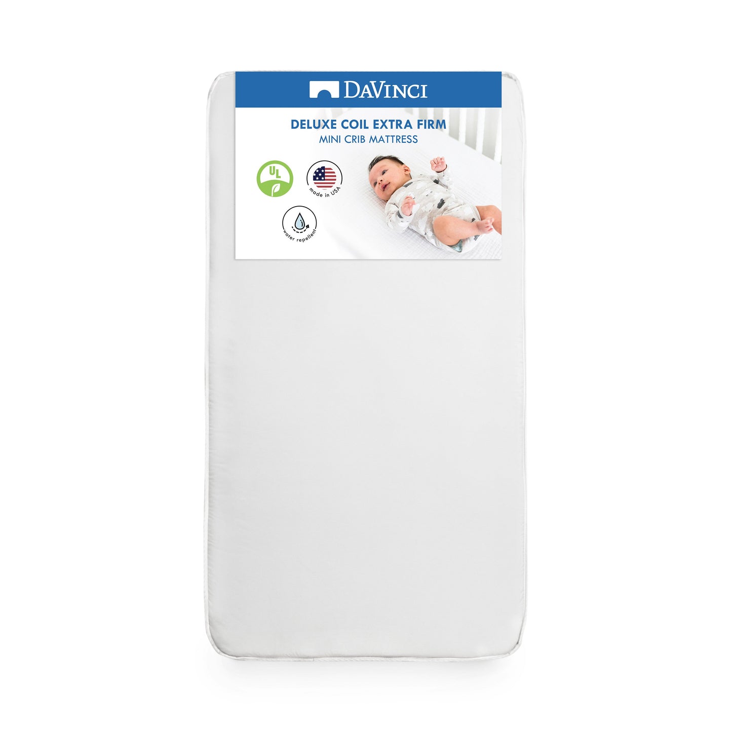 Deluxe Coil Firm Support Mini Crib Mattress