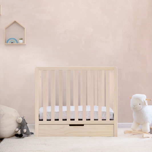 Colby 4-in-1 Convertible Mini Crib with Trundle