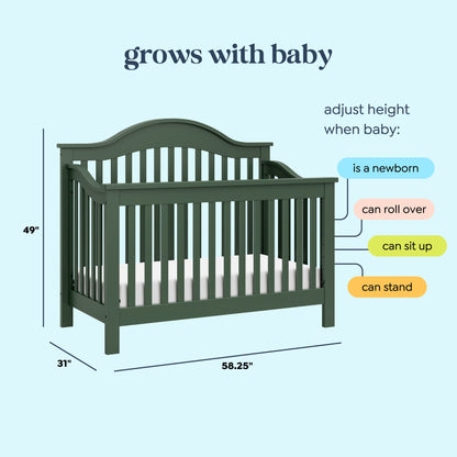 Jayden 4-in-1 Convertible Crib
