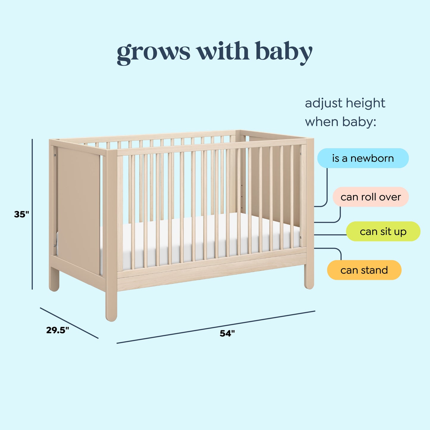 Marisol 4-in-1 Convertible Crib