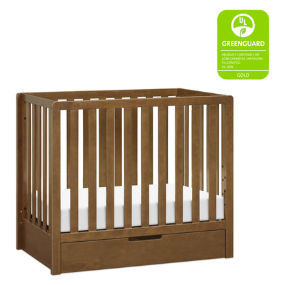 Colby 4-in-1 Convertible Mini Crib with Trundle