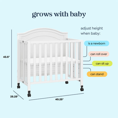 Charlie Folding Portable 3-in-1 Mini Crib