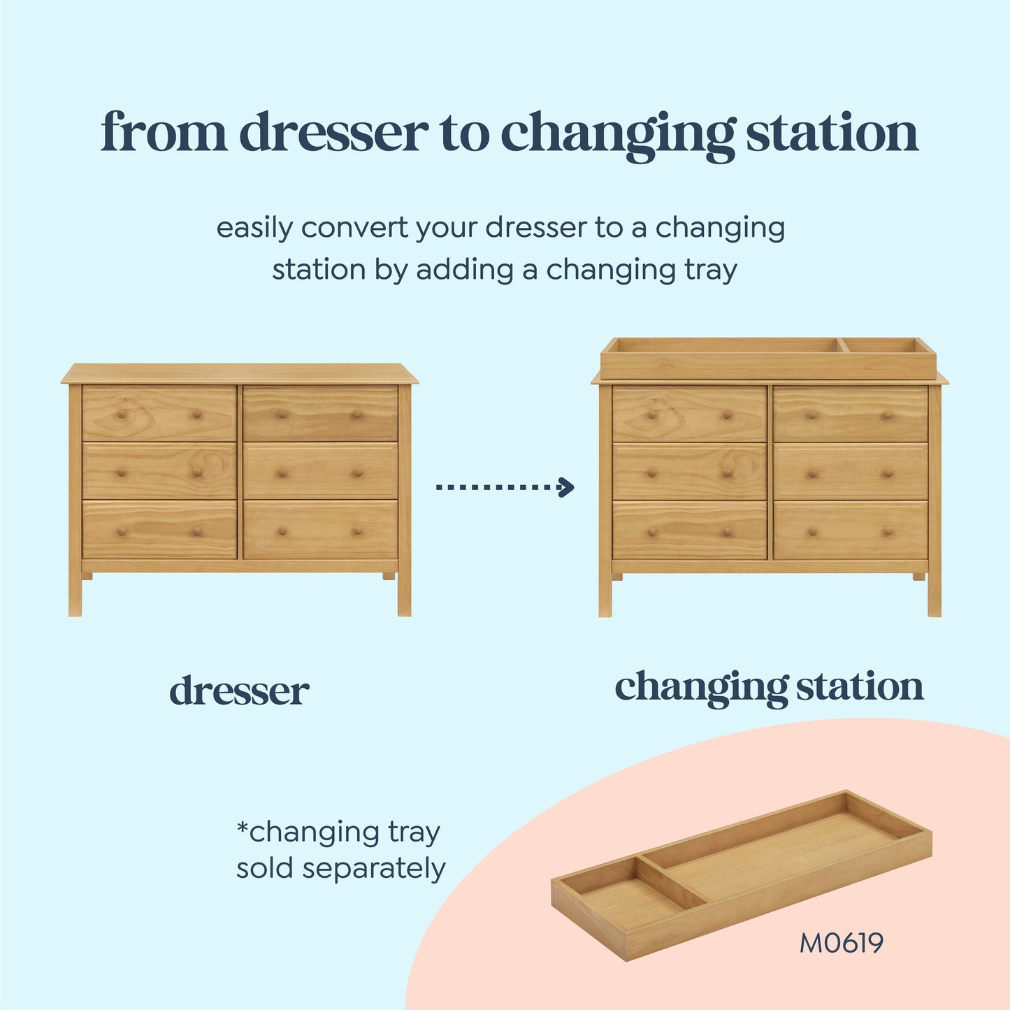 Jayden 6-Drawer Double Wide Dresser