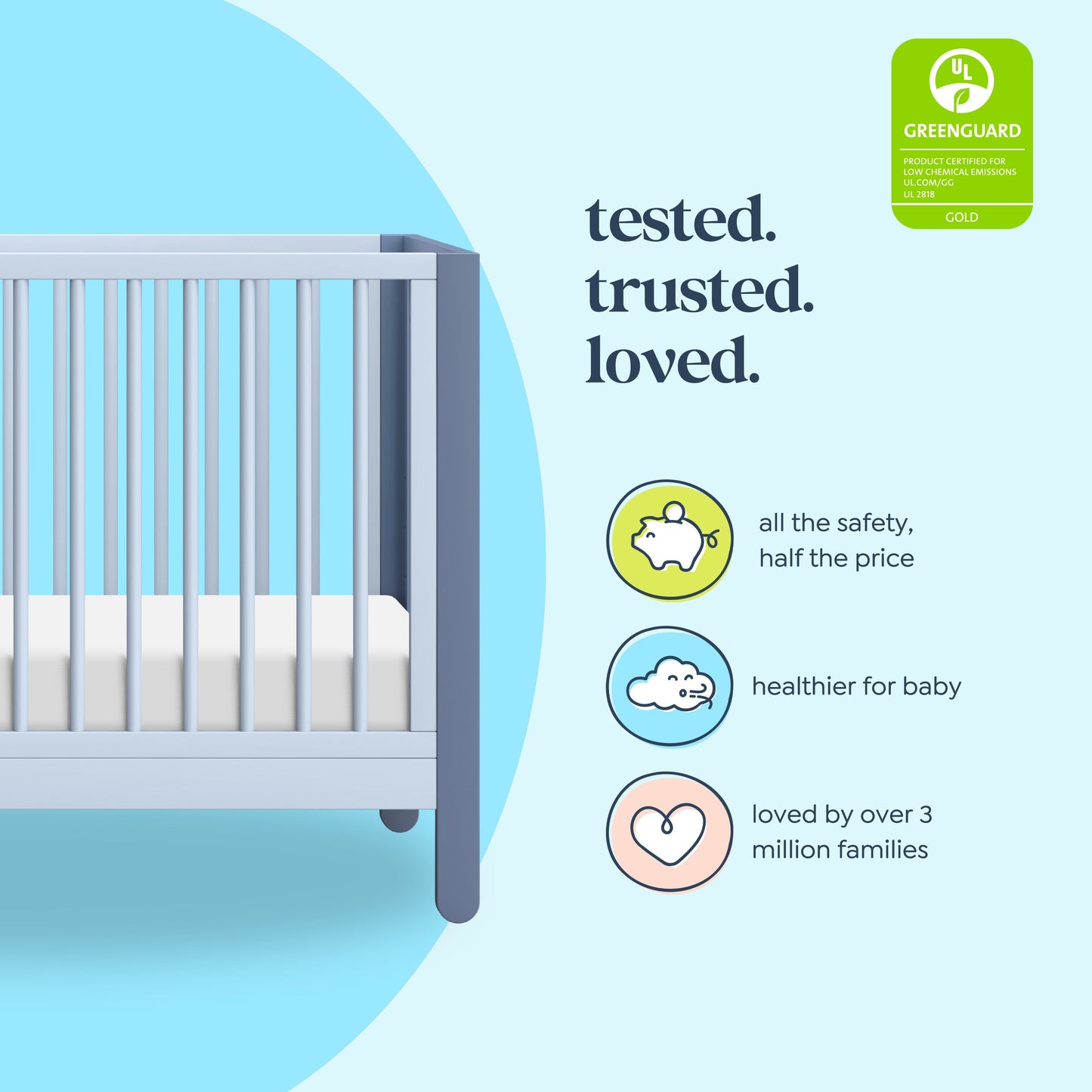 Marisol 4-in-1 Convertible Crib