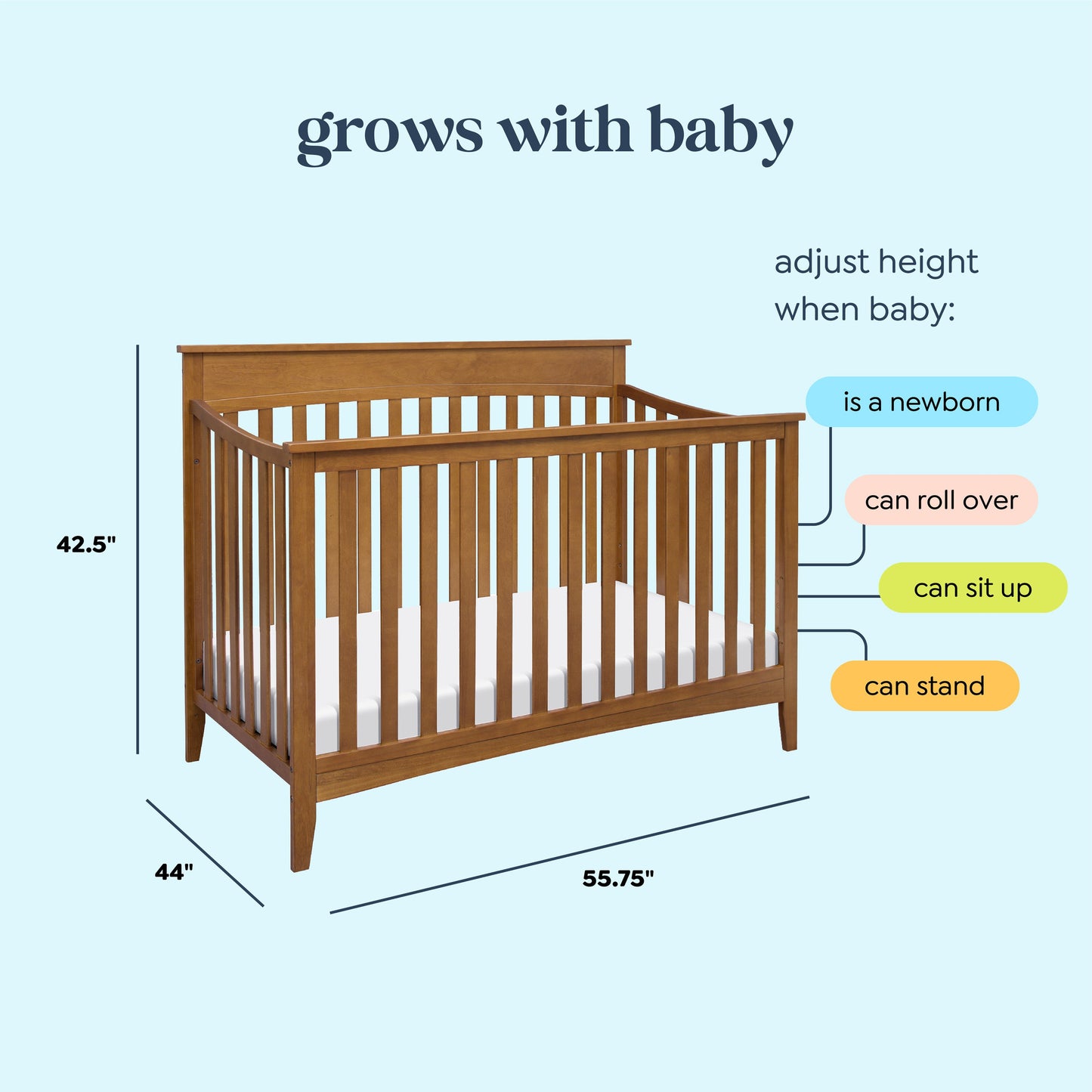 Grove 4-in-1 Convertible Crib
