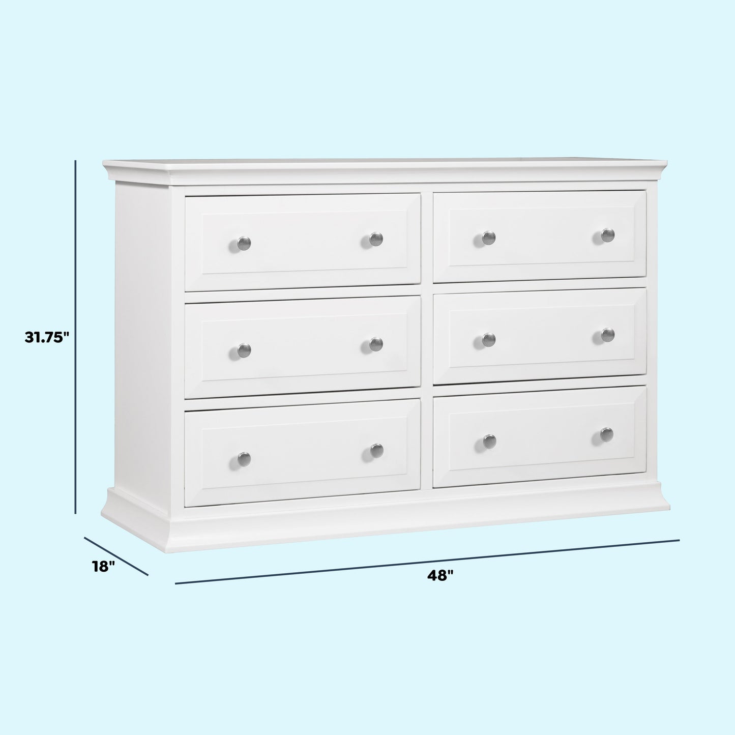 Davinci Signature 6-Drawer Double Dresser