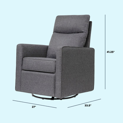 Gabby Pillowback Swivel Glider