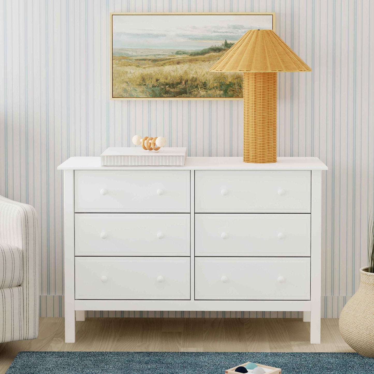 Jayden 6-Drawer Double Wide Dresser