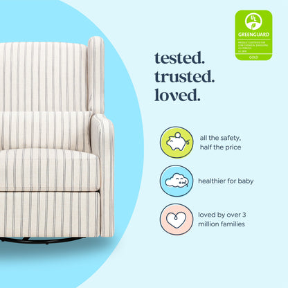 Arlo Recliner and Swivel Glider | Water Repellent Fabric