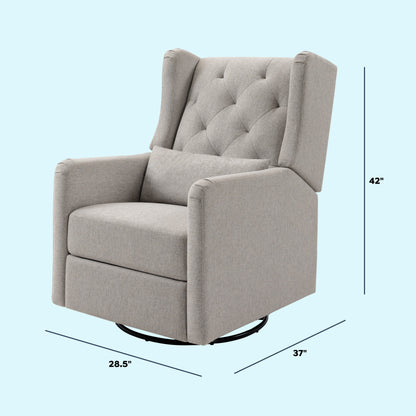 Everly Recliner and Swivel Glider | Eco-Friendly Water Repellent & Stain Resistant Fabric