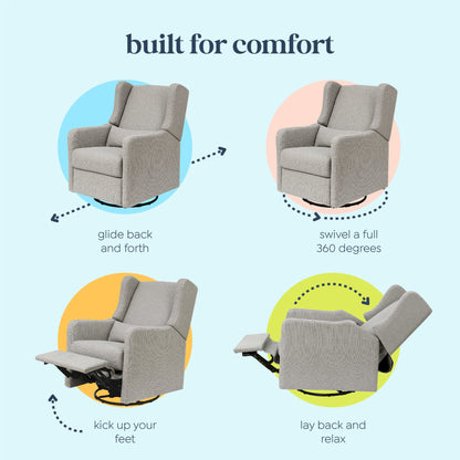 Arlo Recliner and Swivel Glider | Water Repellent & Stain Resistant Fabric