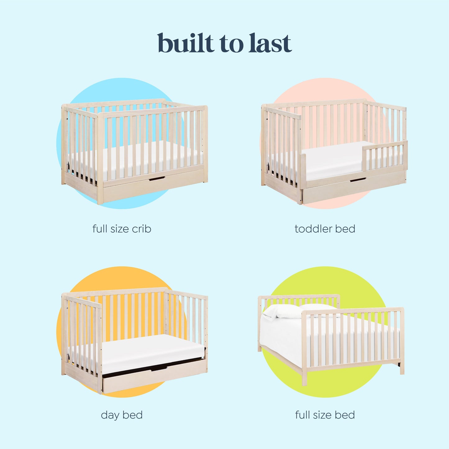 Colby 4-in-1 Convertible Crib with Trundle Drawer