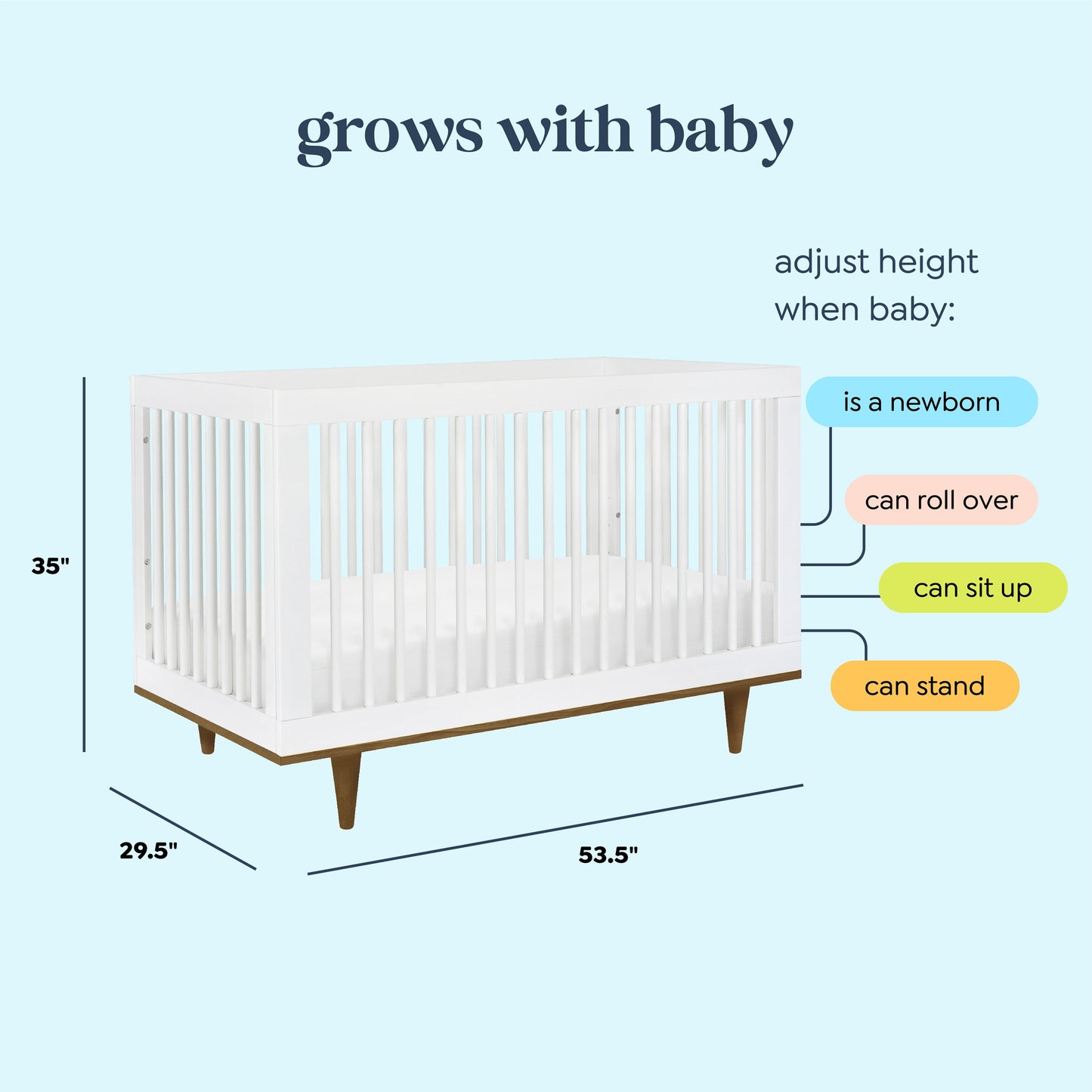 Marley 3-in-1 Convertible Crib