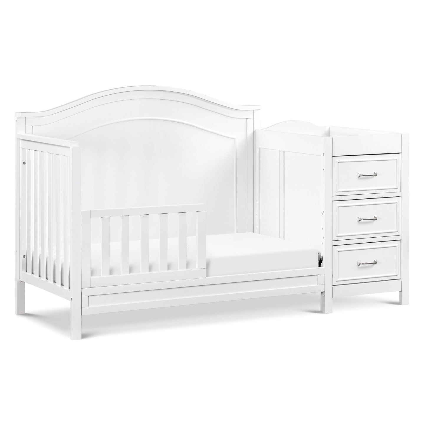 Charlie 4-in-1 Convertible Crib and Changer Combo