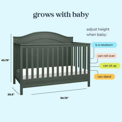 Charlie 4-in-1 Convertible Crib