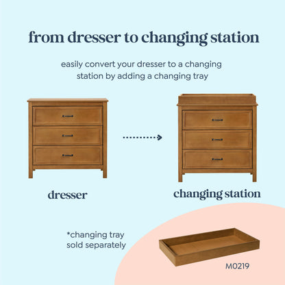 Charlie 3-Drawer Dresser