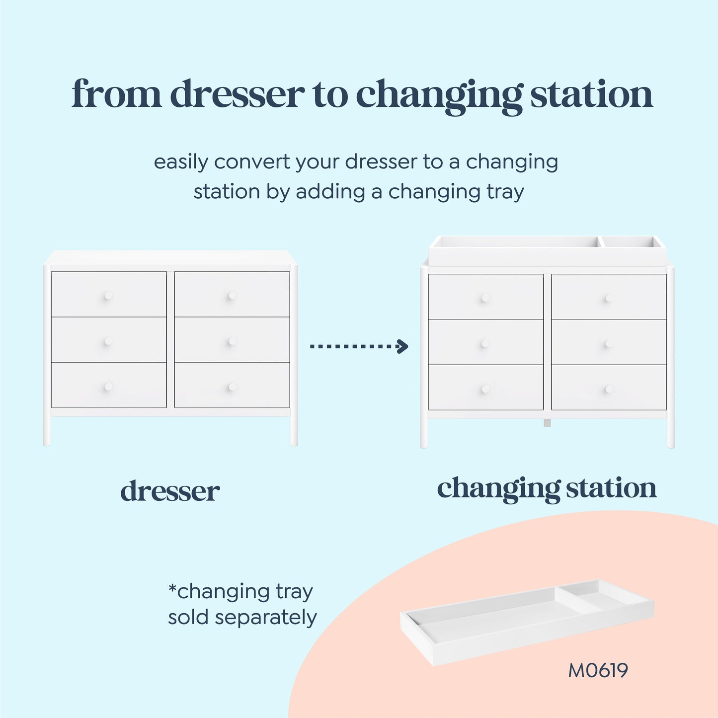 Birdie 6-Drawer Dresser