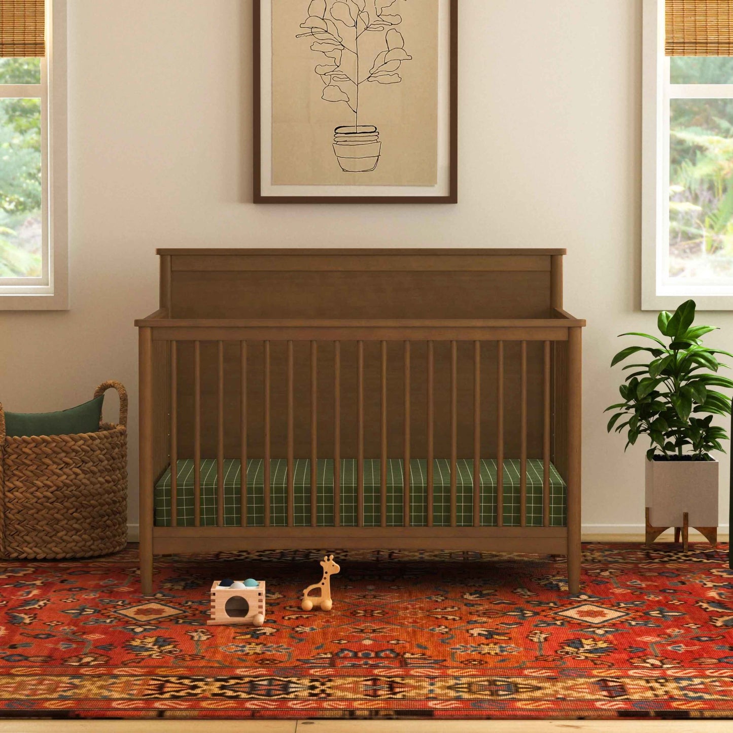 Frem 4-in-1 Convertible Crib