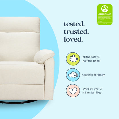 Suzy Electronic Recliner and Swivel Glider | USB Charging Port