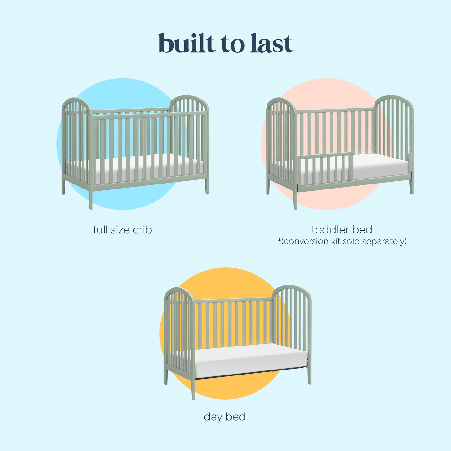 Beau 3-in-1 Convertible Crib