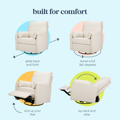 Ethan Recliner and Swivel Glider | Water Repellent & Stain Resistant fabric