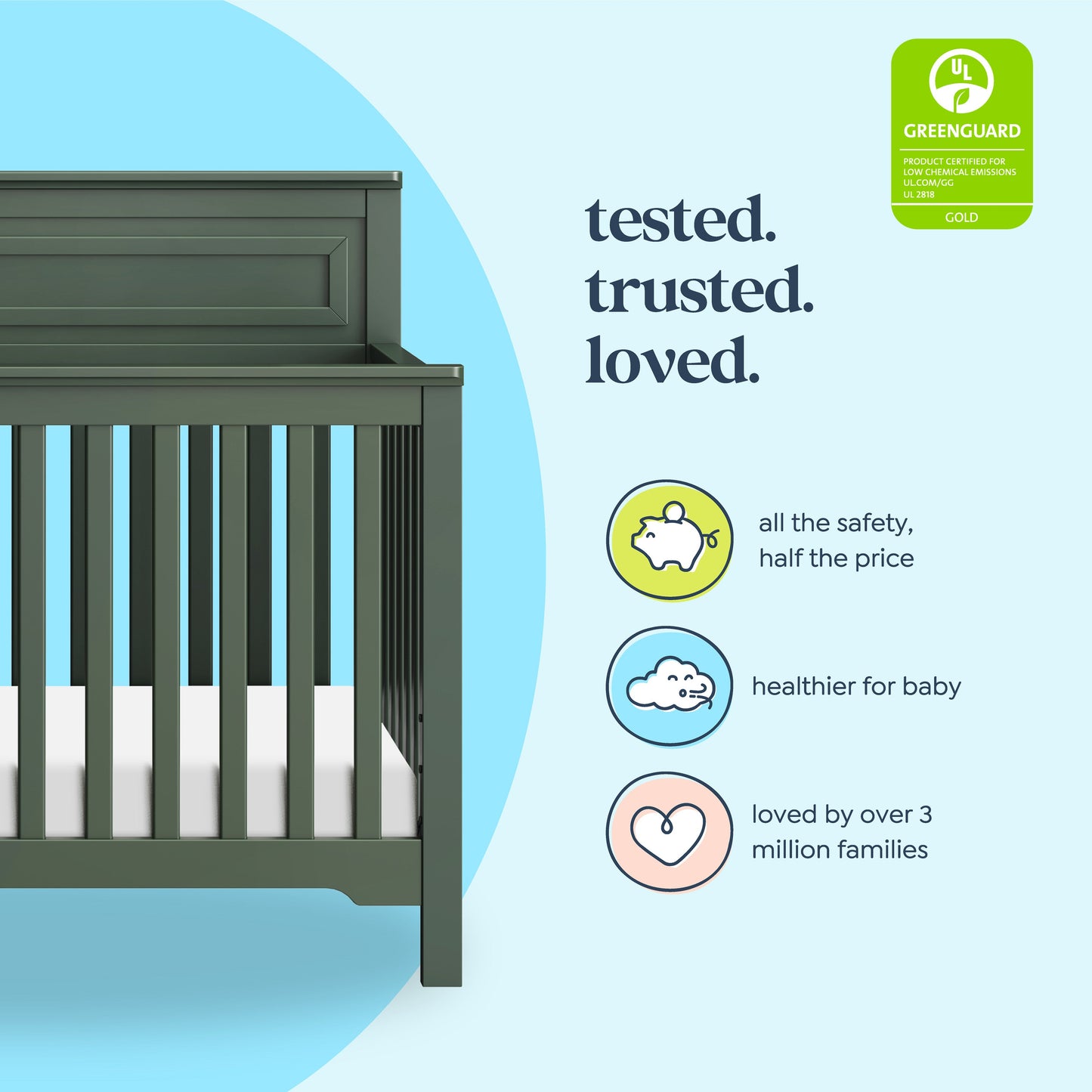 Autumn 4-in-1 Convertible Crib