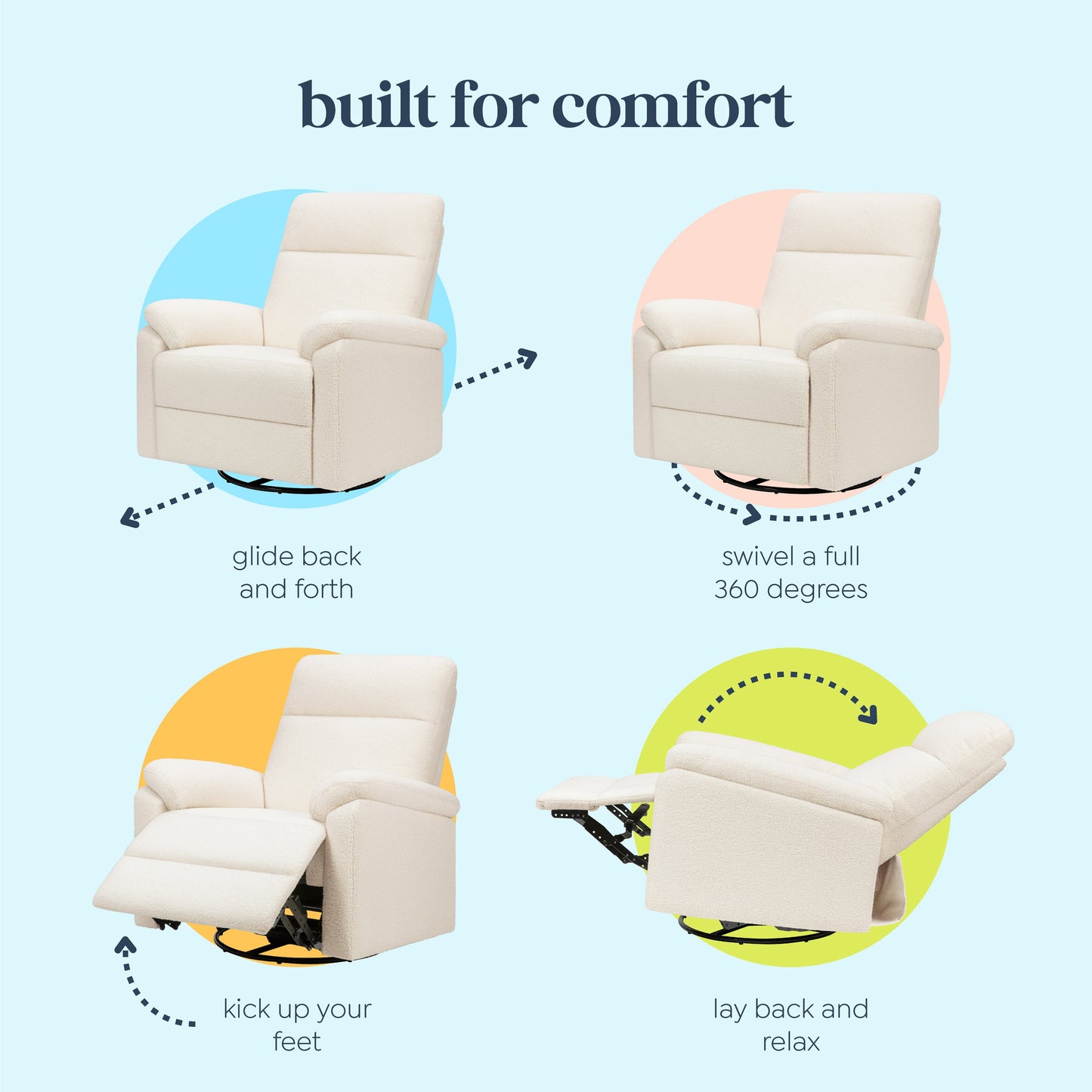 Suzy Recliner and Swivel Glider