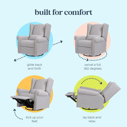 Hayden Recliner and Swivel Glider