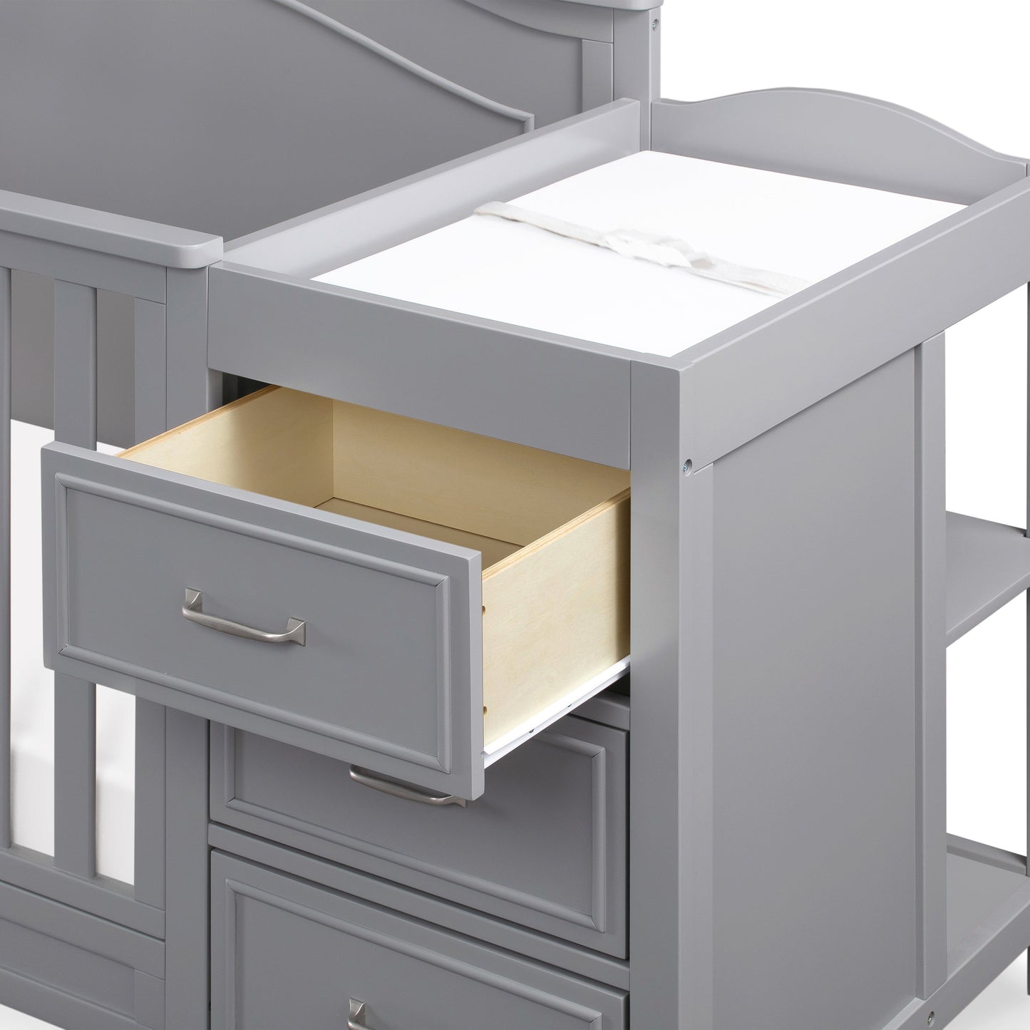 Charlie 4-in-1 Convertible Crib and Changer Combo