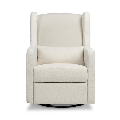 Arlo Recliner and Swivel Glider | Ivory Boucle Fabric