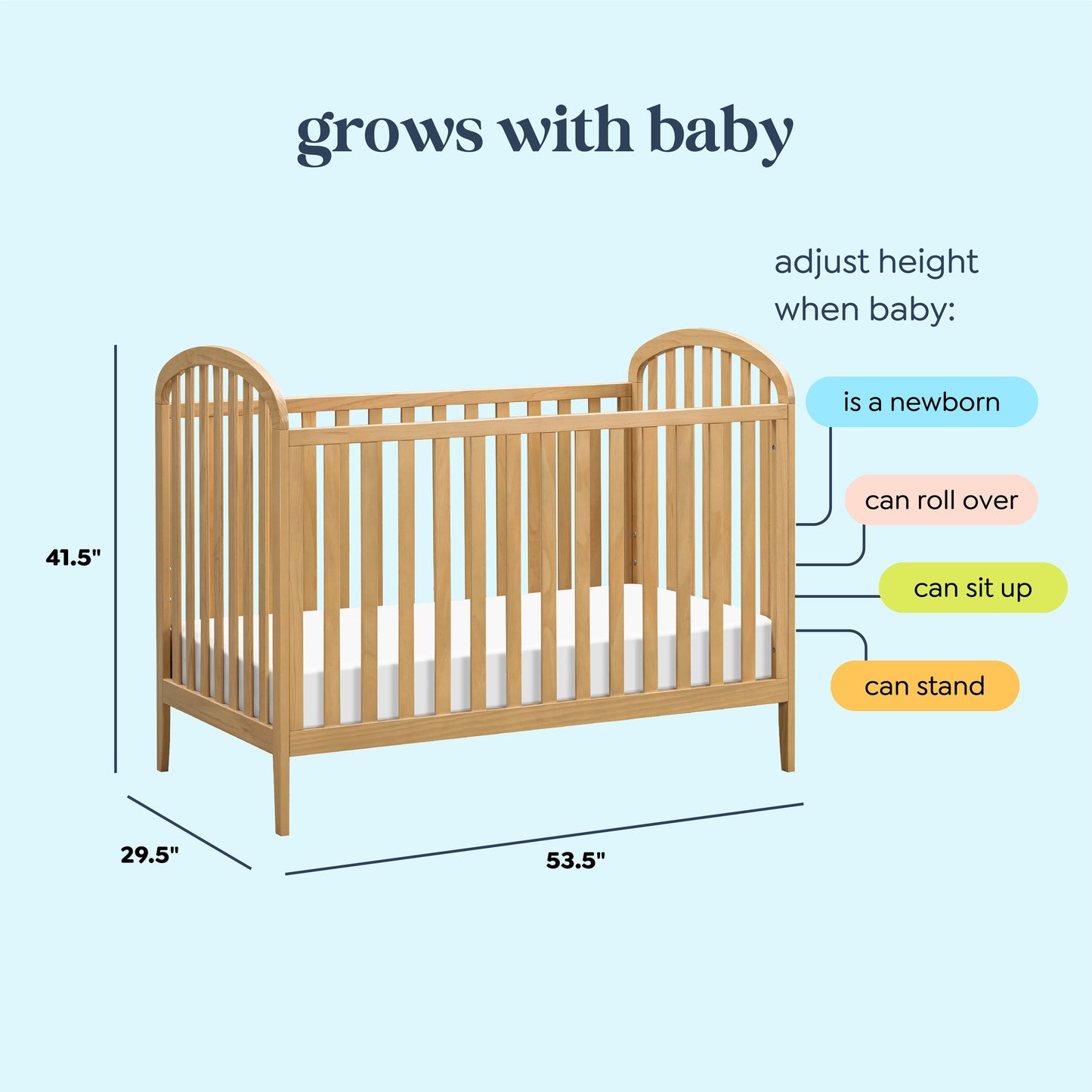 Beau 3-in-1 Convertible Crib