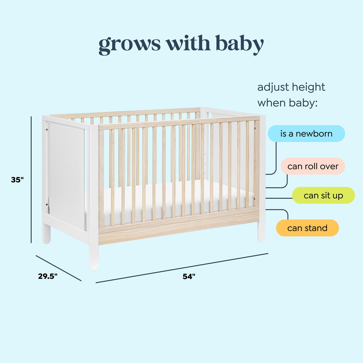 Marisol 4-in-1 Convertible Crib