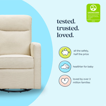 Gabby Pillowback Swivel Glider