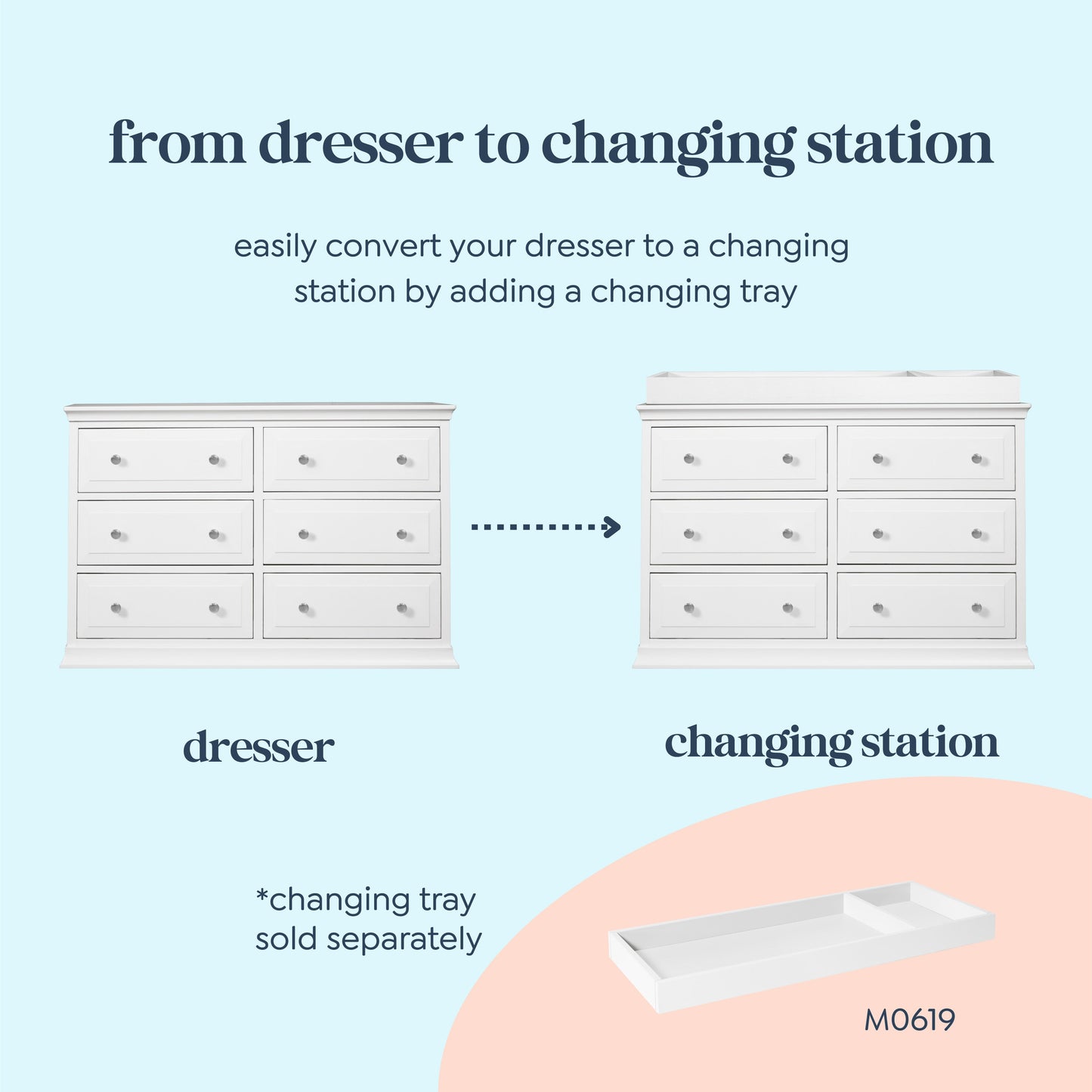 Davinci Signature 6-Drawer Double Dresser