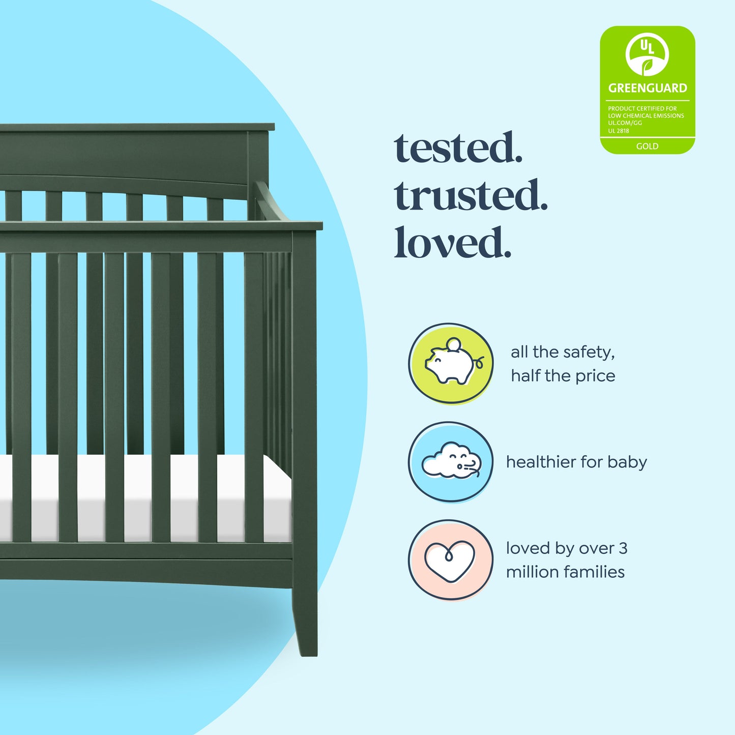 Grove 4-in-1 Convertible Crib