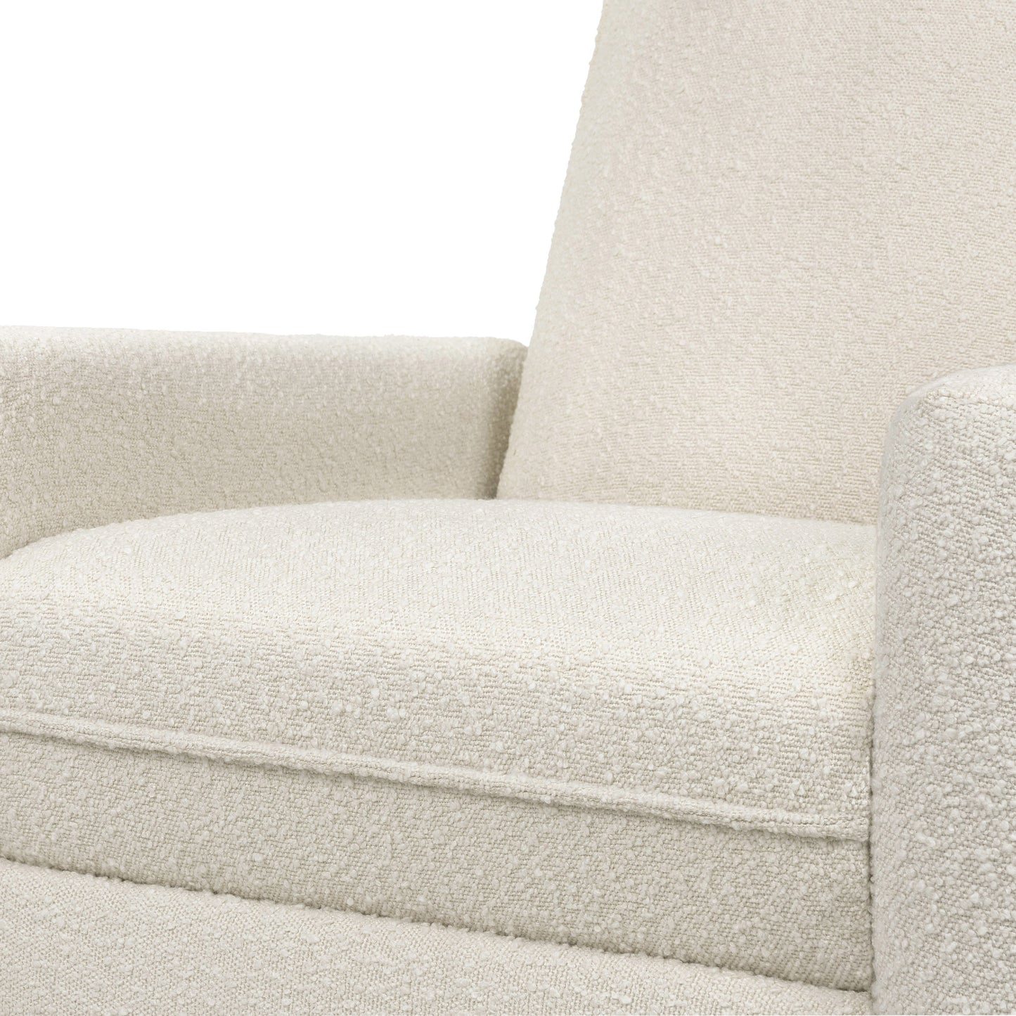 Penny Recliner and Swivel Glider | Ivory Boucle Fabric