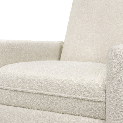Penny Recliner and Swivel Glider | Ivory Boucle Fabric