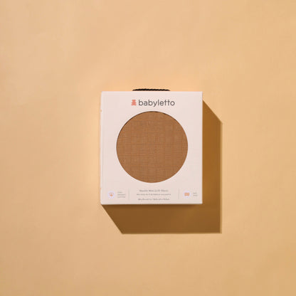 Mini Crib Sheet in GOTS Certified Organic Muslin Cotton