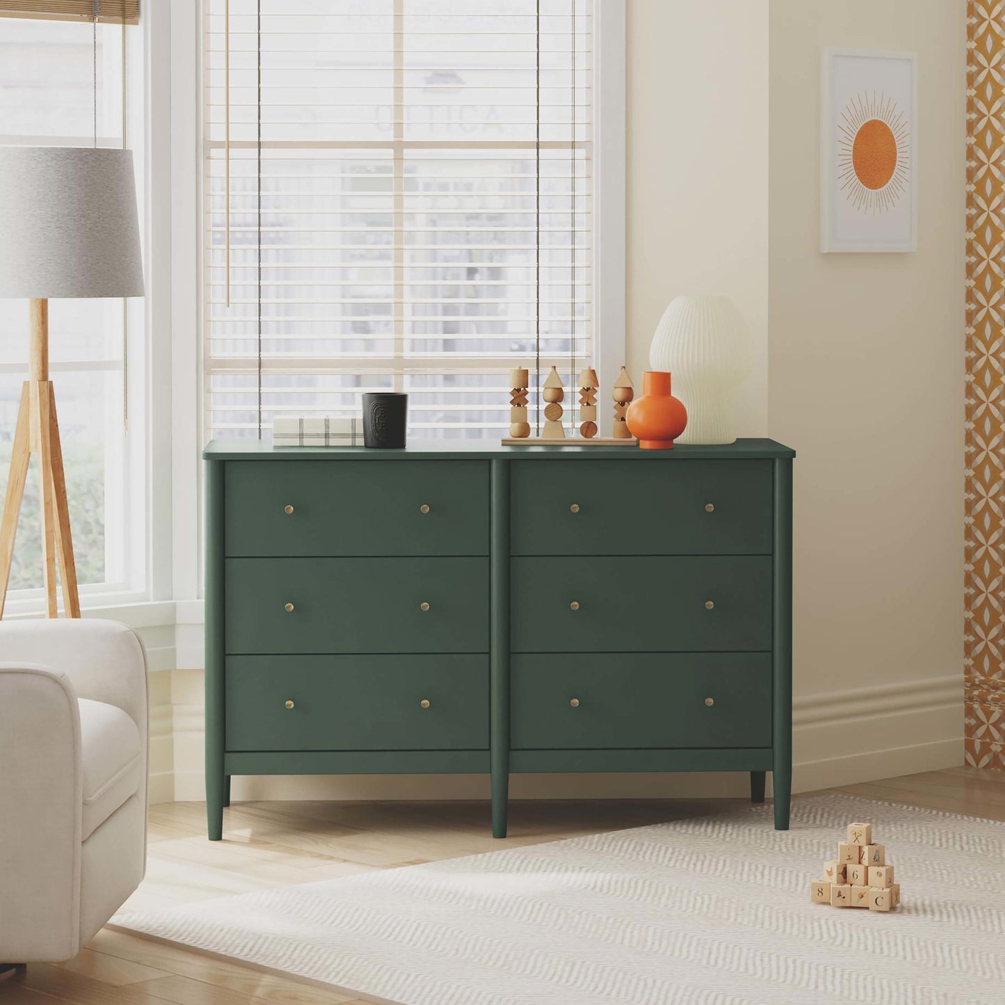 Frem 6-Drawer Dresser