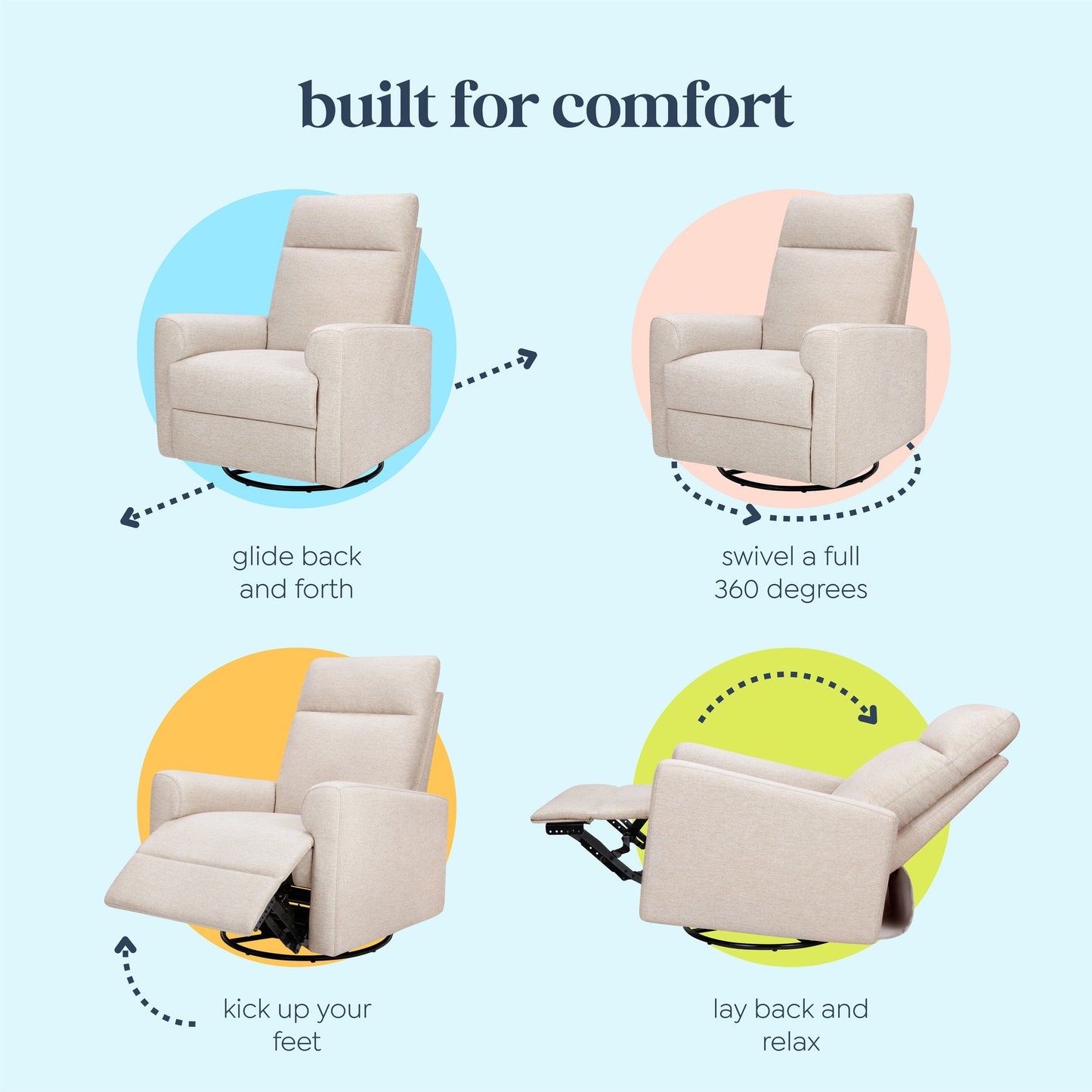 Erin Recliner and Swivel Glider