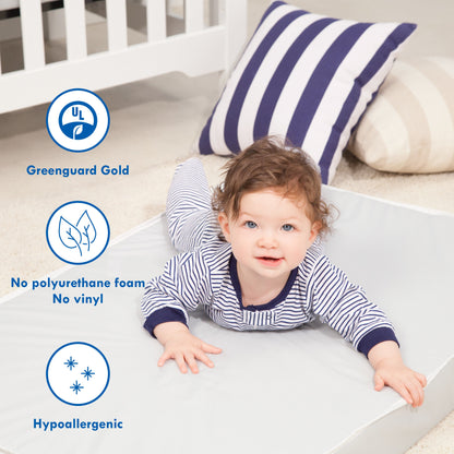 Deluxe Coil Firm Support Mini Crib Mattress