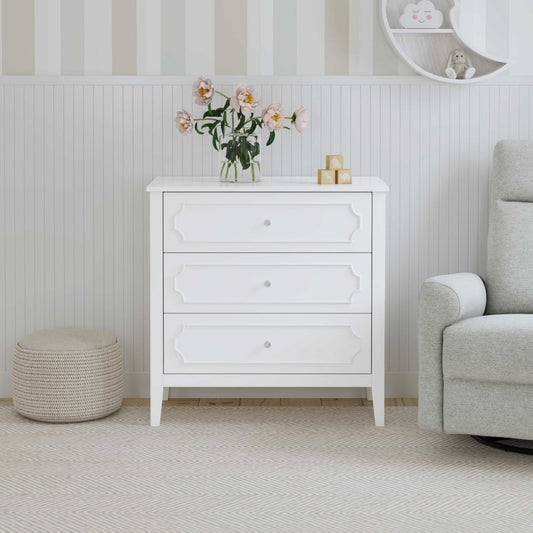Chloe Regency 3-Drawer Dresser