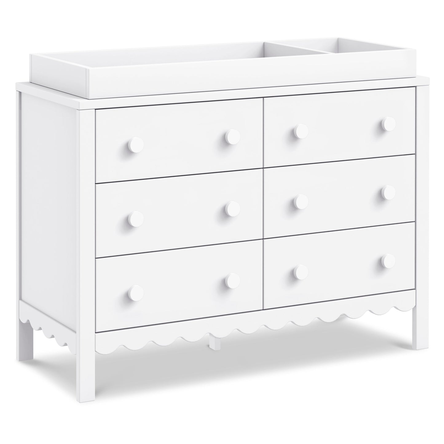 Sammy Scallop 6-Drawer Dresser