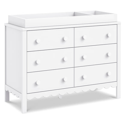 Sammy Scallop 6-Drawer Dresser