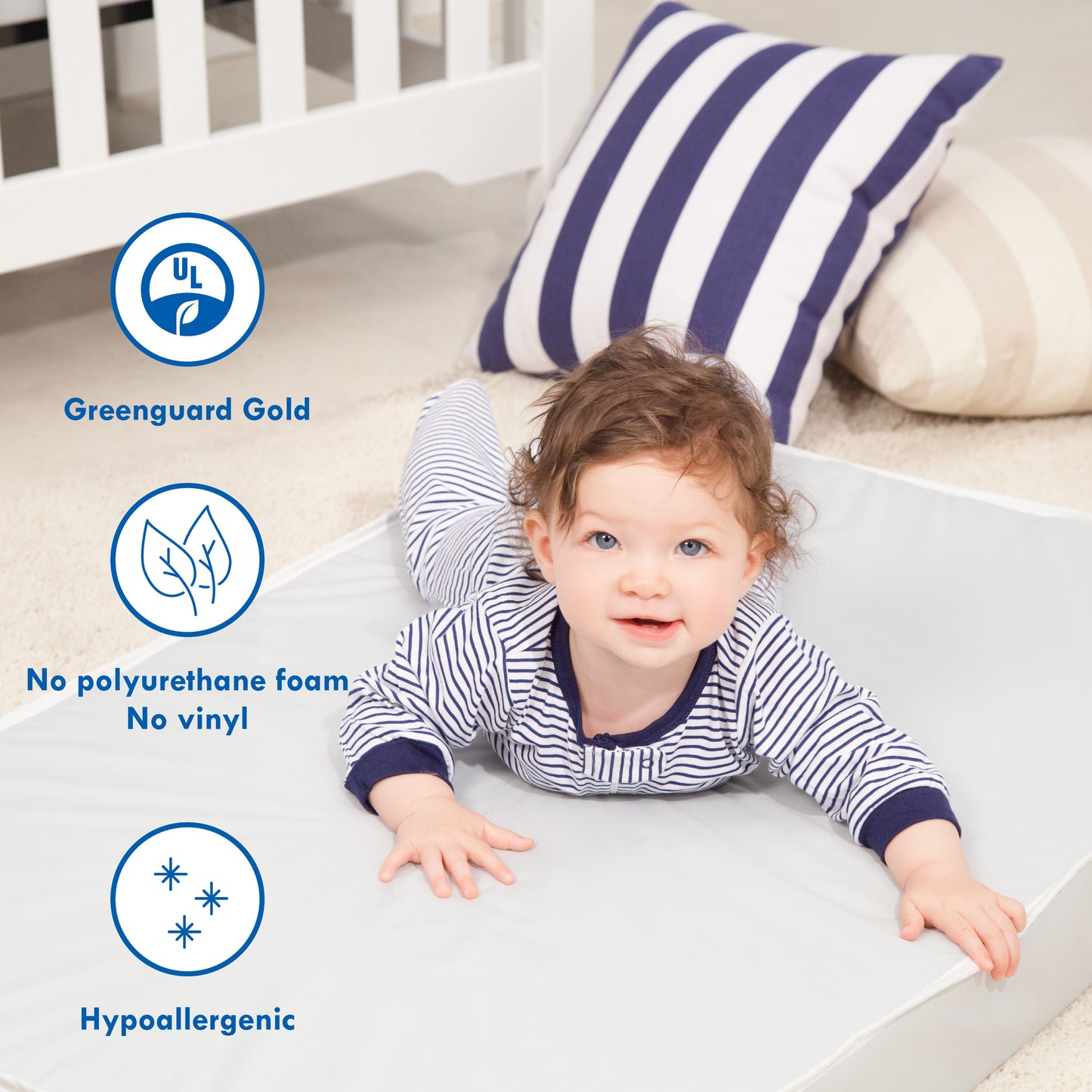 Deluxe Coil Dual-sided Crib & Toddler Mattress