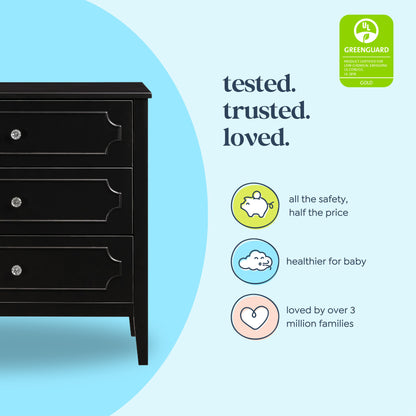 Chloe Regency 3-Drawer Dresser