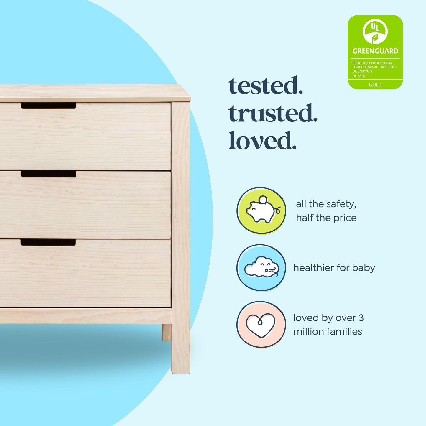 Colby 3-Drawer Dresser