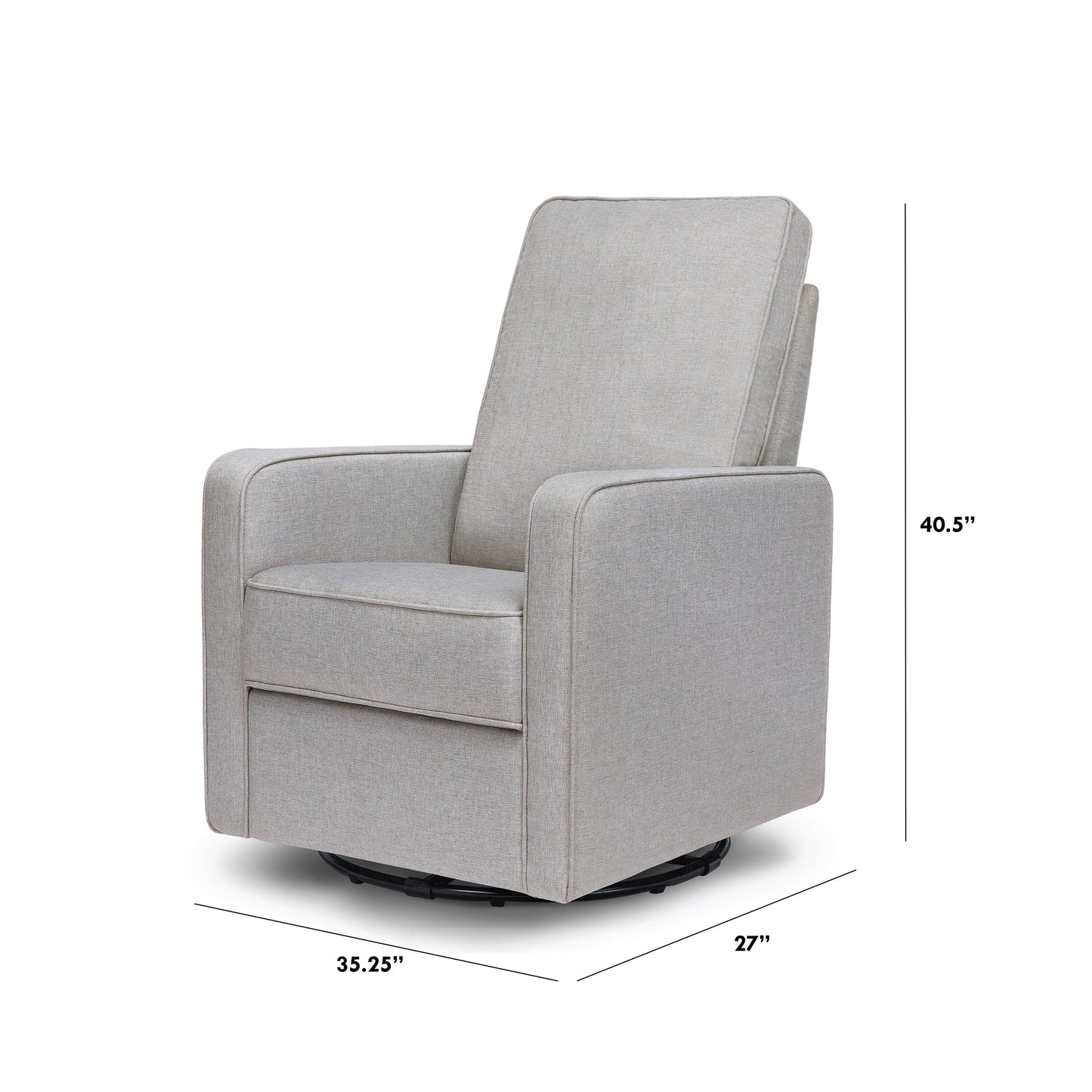 Casey Pillowback Swivel Glider