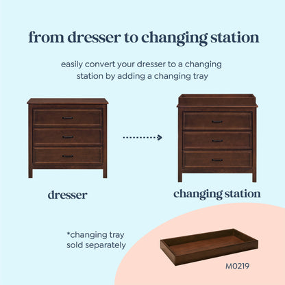Charlie 3-Drawer Dresser