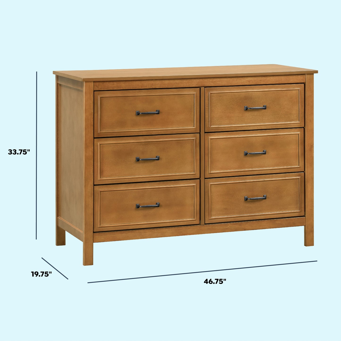 Charlie 6-Drawer Double Dresser
